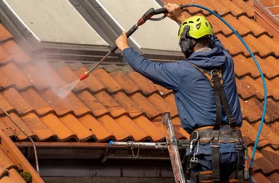 Démoussage et hydrofuge de toiture à Limon